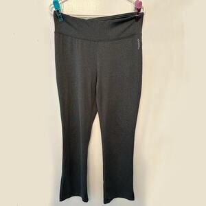 Reebok Women’s Gray Bootcut Yoga Pants Athletic Leggings Workout Activewear